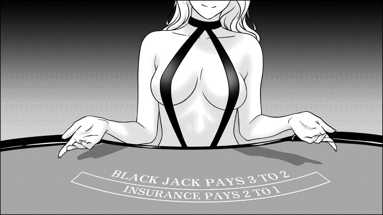 ブラックジャックのテーブル