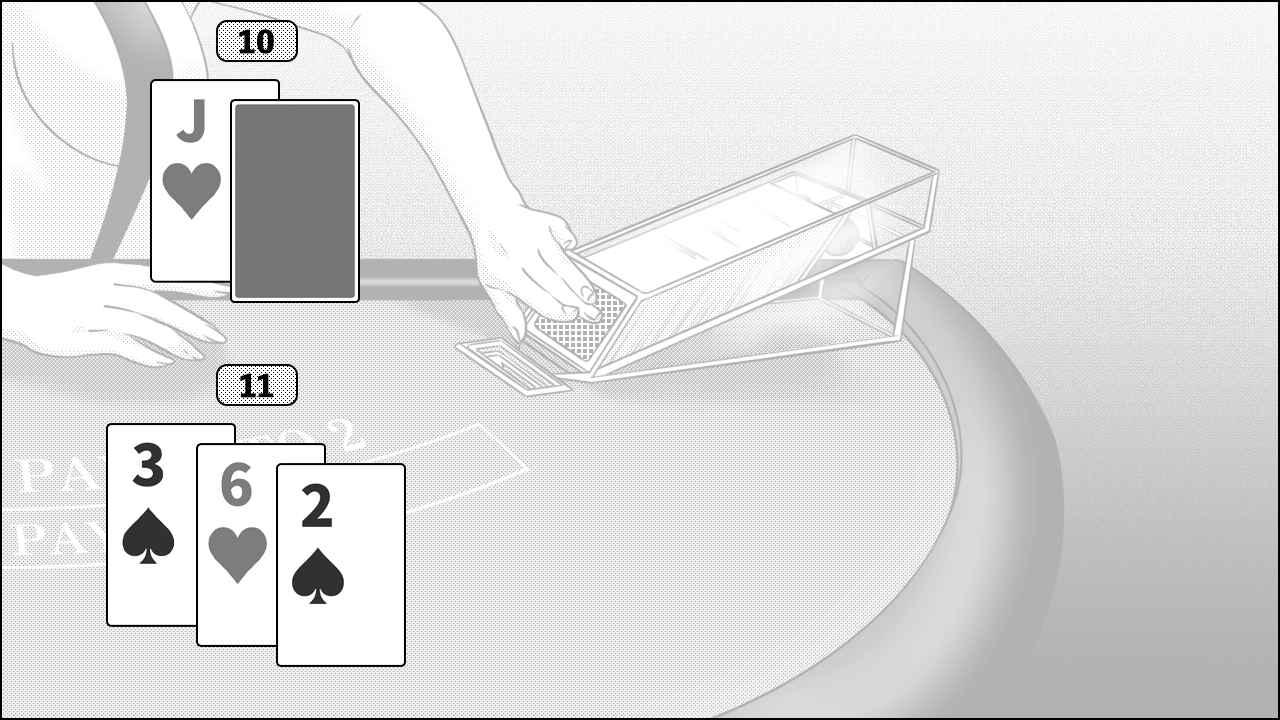 ダブルダウンのチャンス
